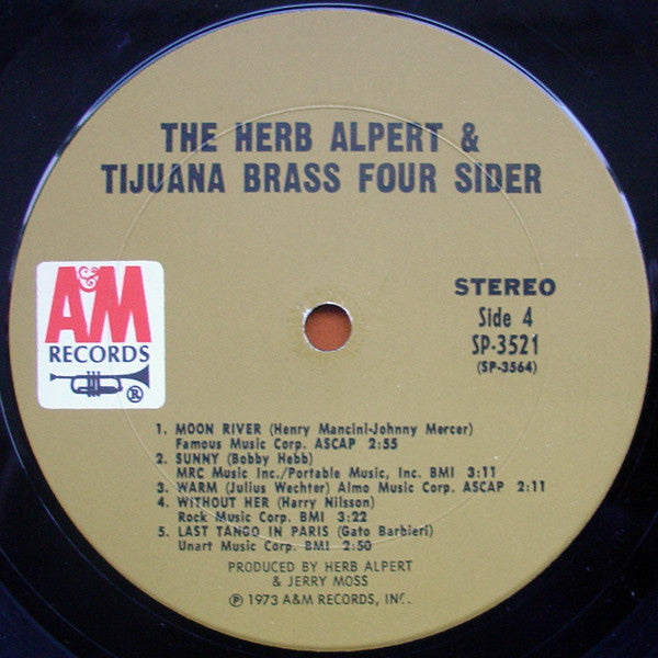 Herb Alpert And The Tijuana Brass* - Foursider - LP