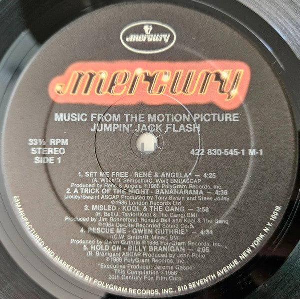 Various - Music From The Motion Picture Jumpin' Jack Flash - LP