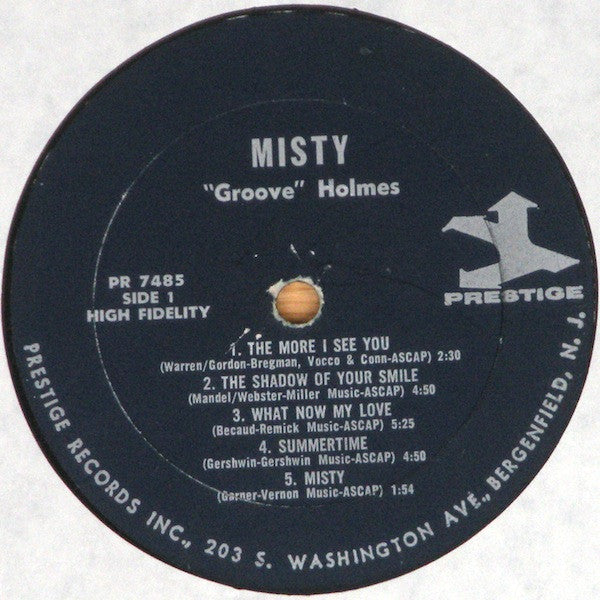 Richard "Groove" Holmes - Misty - LP
