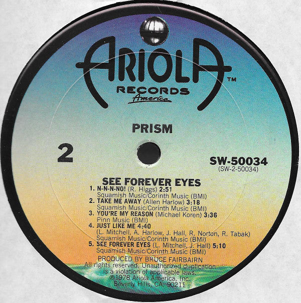 Prism  - See Forever Eyes - LP