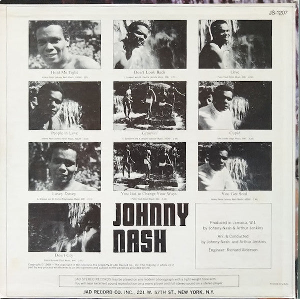 Johnny Nash - Hold Me Tight - LP