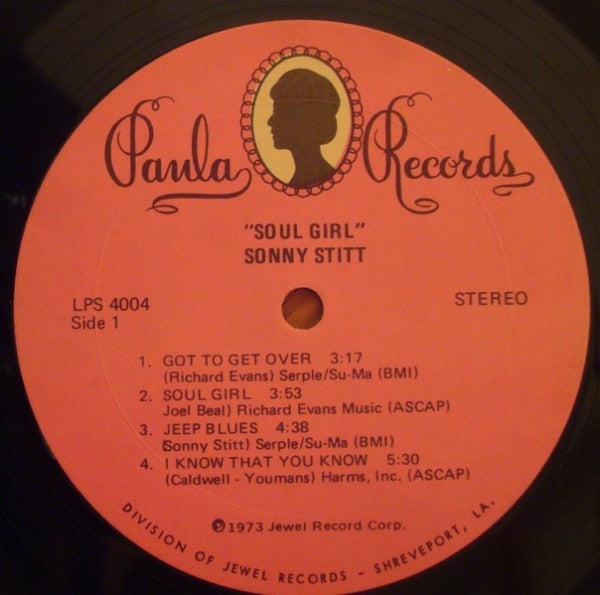 Sonny Stitt - Soul Girl - LP