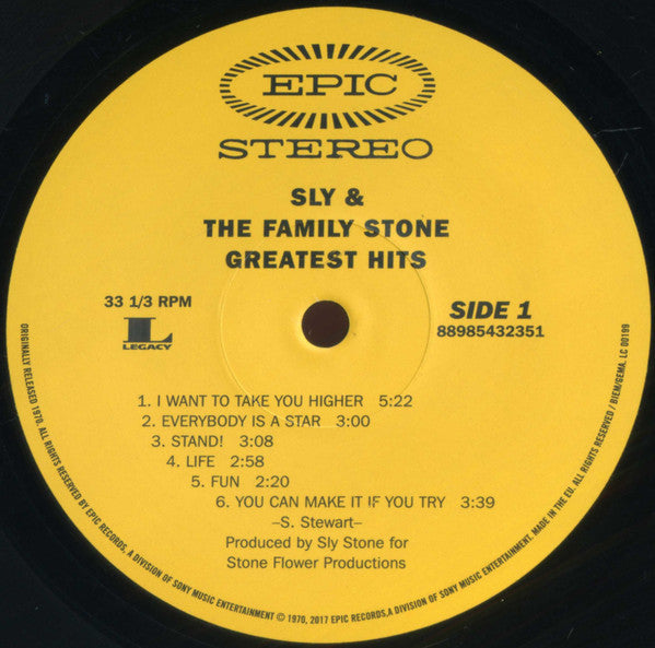 Sly & The Family Stone - Greatest Hits - LP