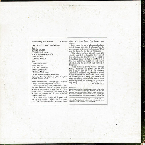 Earl Scruggs - Dueling Banjos - LP