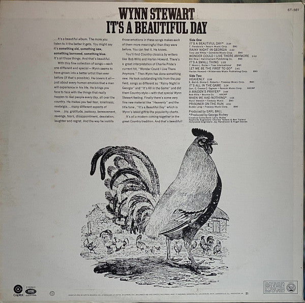 Wynn Stewart - It's A Beautiful Day - LP