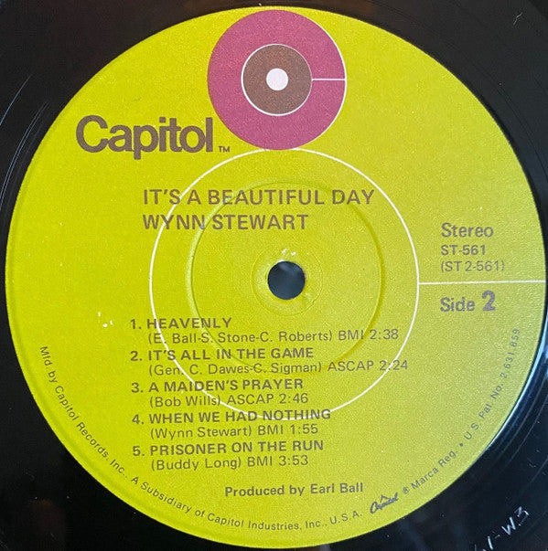 Wynn Stewart - It's A Beautiful Day - LP