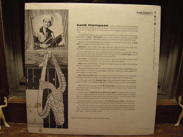 Hank Thompson And His Brazos Valley Boys - North Of The Rio Grande - LP
