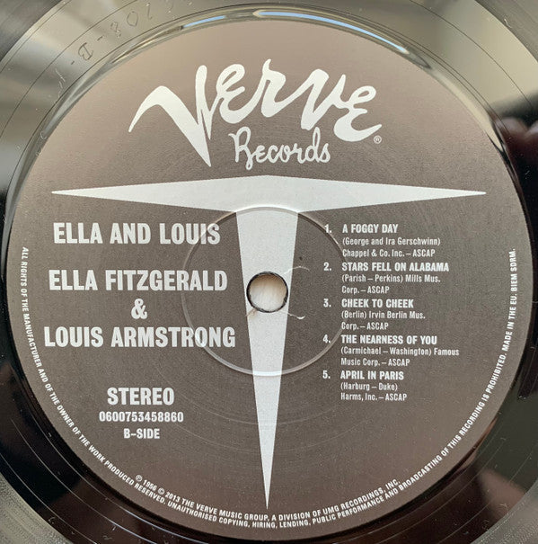 Ella Fitzgerald & Louis Armstrong - Ella And Louis - LP