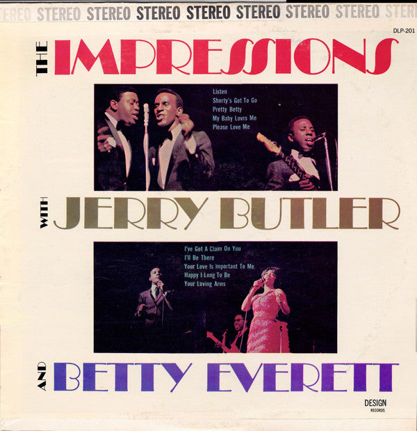 The Impressions With Jerry Butler And Betty Everett - The Impressions With Jerry Butler And Betty Everett - LP