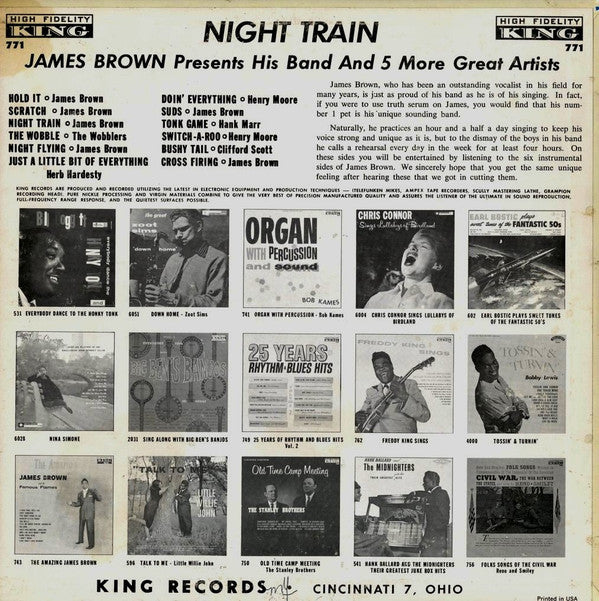 James Brown Presents His Band* - Night Train - LP