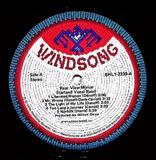 Starland Vocal Band - Rear View Mirror - LP