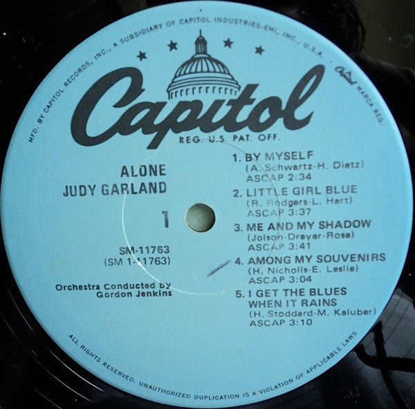 Judy Garland - Alone - LP