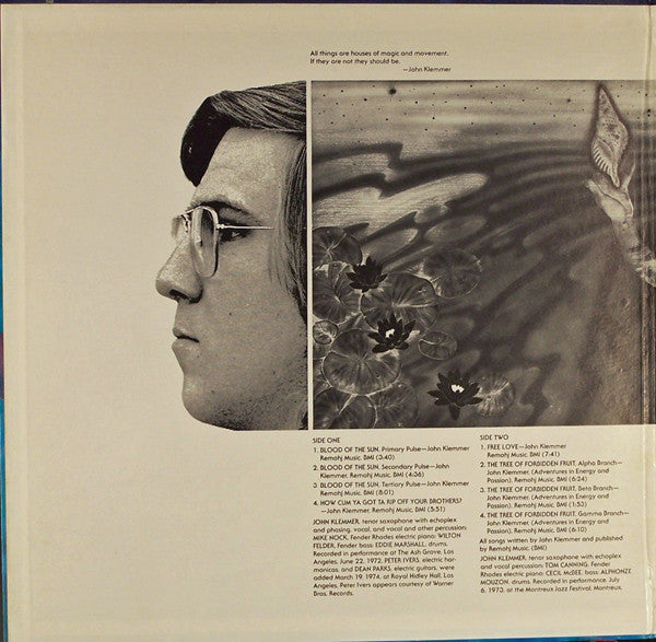 John Klemmer - Magic And Movement - LP