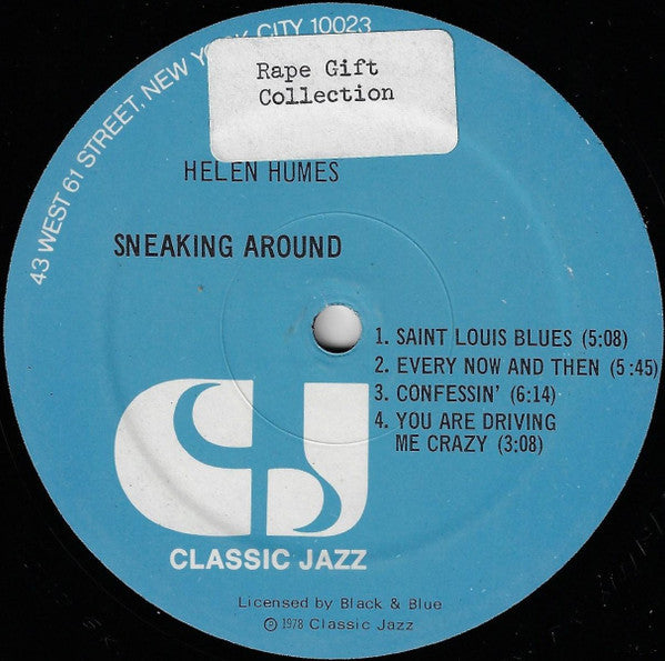 Helen Humes - Sneakin' Around - LP
