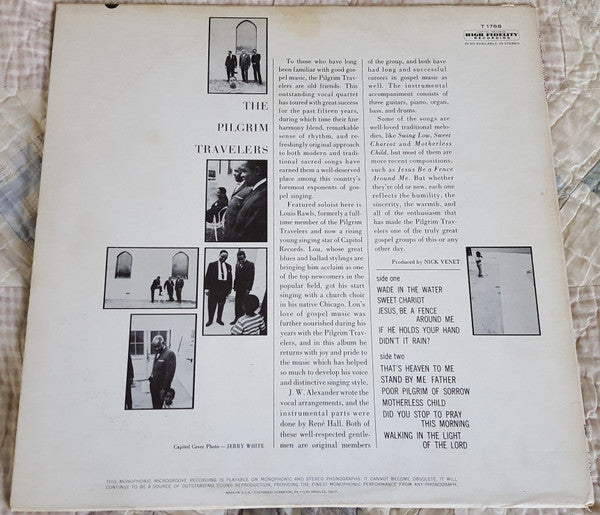 The Pilgrim Travelers Featuring Lou Rawls - The Soul-Stirring Gospel Sounds Of The Pilgrim Travelers - LP