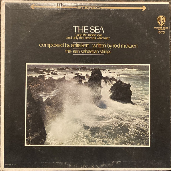 Anita Kerr, Rod McKuen / The San Sebastian Strings - The Sea - LP