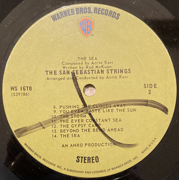 Anita Kerr, Rod McKuen / The San Sebastian Strings - The Sea - LP