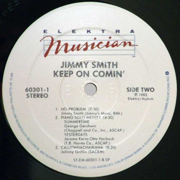 Jimmy Smith - Keep On Comin' - LP