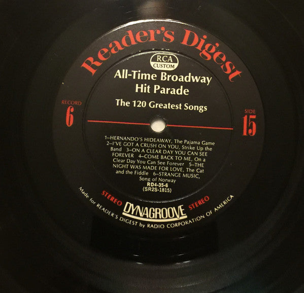 Various - All Time Broadway Hit Parade:  The 120 Greatest Songs - LP