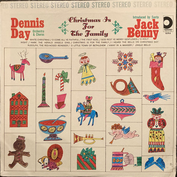 Dennis Day, Jack Benny - Dennis Day Sings "Christmas Is For The Family" - LP
