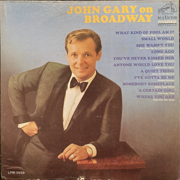 John Gary - John Gary On Broadway - LP