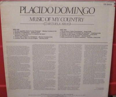 Placido Domingo - Music Of My Country (Zarzuela Arias) - LP