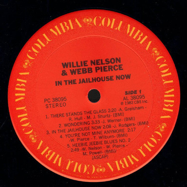 Willie Nelson & Webb Pierce - In The Jailhouse Now - LP
