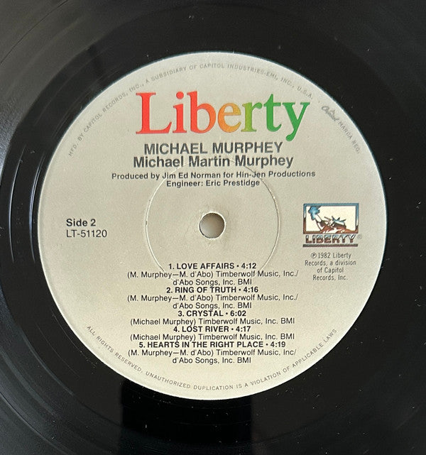 Michael Murphey* - Michael Martin Murphey - LP