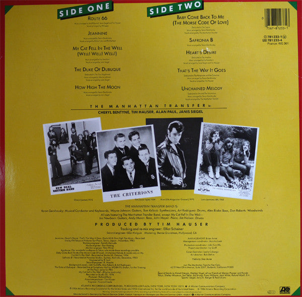 The Manhattan Transfer - Bop Doo-Wopp - LP