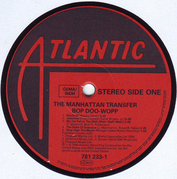 The Manhattan Transfer - Bop Doo-Wopp - LP