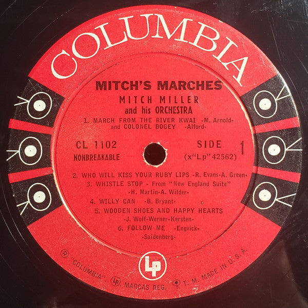Mitch Miller And His Orchestra* - Mitch's Marches - LP