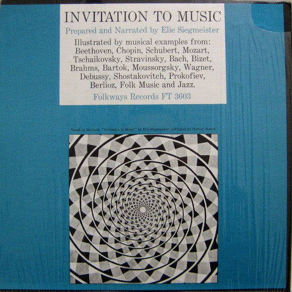 Elie Siegmeister - Invitation To Music - LP