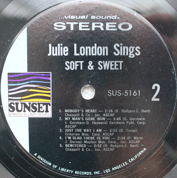 Julie London - Sings Soft & Sweet - LP