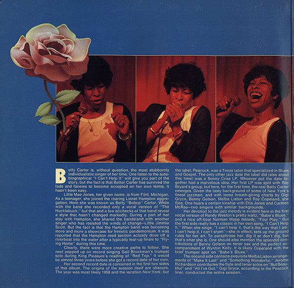 Betty Carter - What A Little Moonlight Can Do - LP