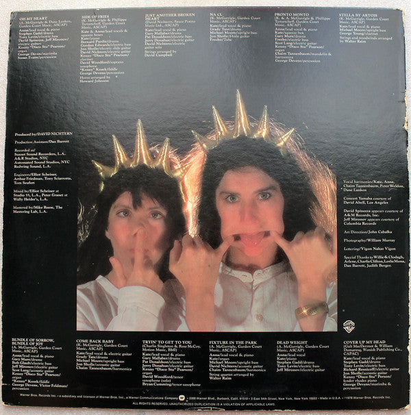 Kate & Anna McGarrigle - Pronto Monto - LP