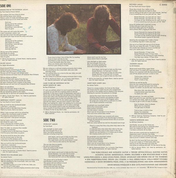 Tom Rush - Wrong End Of The Rainbow - LP