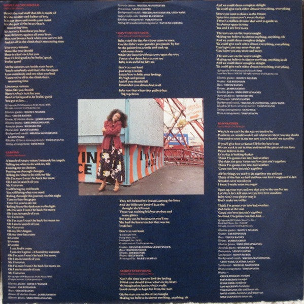 Melissa Manchester - Don't Cry Out Loud - LP