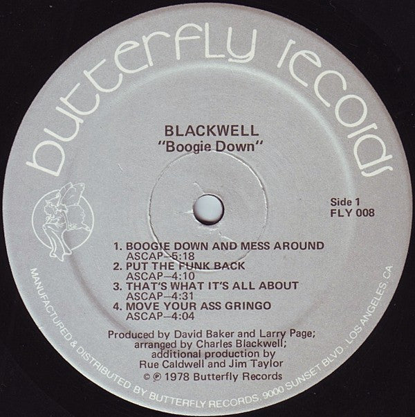 Blackwell - Boogie Down! - LP