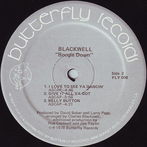 Blackwell - Boogie Down! - LP