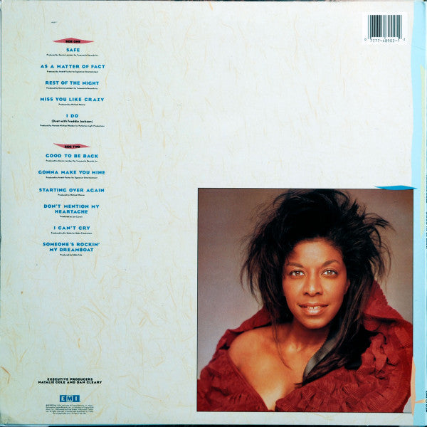 Natalie Cole - Good To Be Back - LP