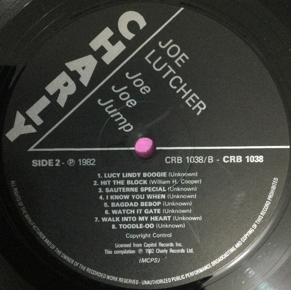 Joe Lutcher - Joe Joe Jump - LP