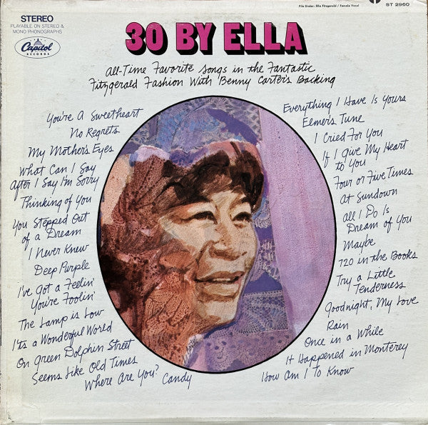 Ella Fitzgerald - 30 By Ella - LP