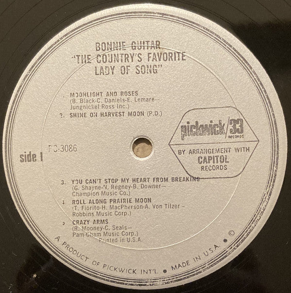 Bonnie Guitar - The Country's Favorite Lady Of Song - LP