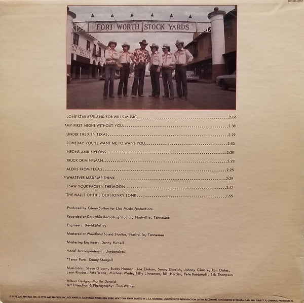 Red Steagall - Lone Star Beer And Bob Wills Music - LP