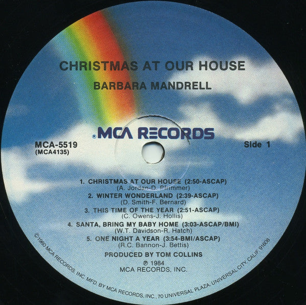 Barbara Mandrell - Christmas At Our House - LP