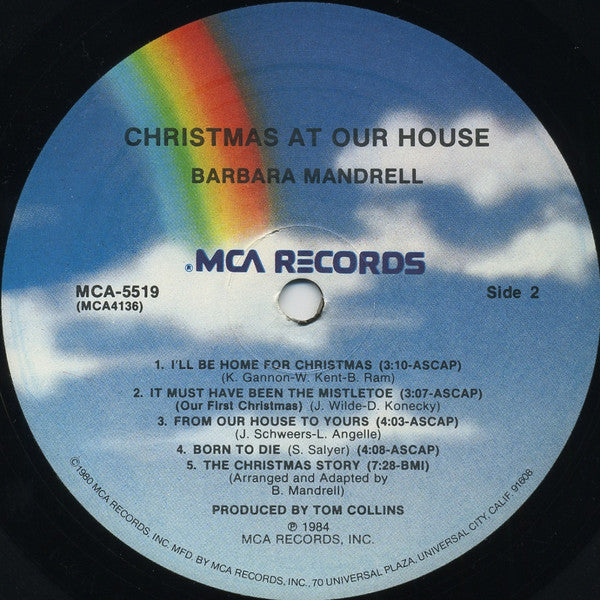 Barbara Mandrell - Christmas At Our House - LP
