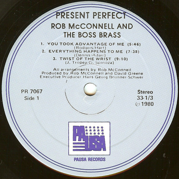 Rob McConnell & The Boss Brass - Present Perfect - LP