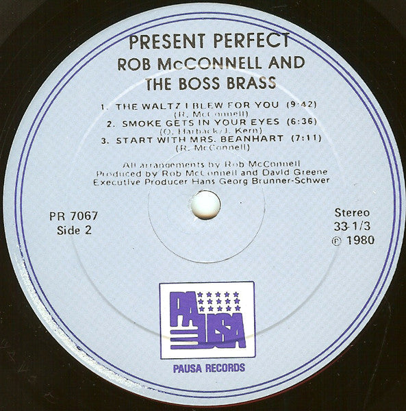 Rob McConnell & The Boss Brass - Present Perfect - LP