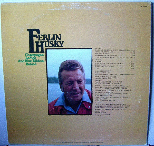 Ferlin Husky - Champagne Ladies And Blue Ribbon Babies - LP
