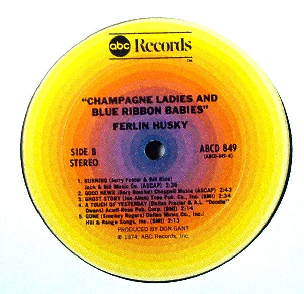 Ferlin Husky - Champagne Ladies And Blue Ribbon Babies - LP